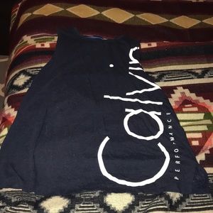 Navy blue tank top
